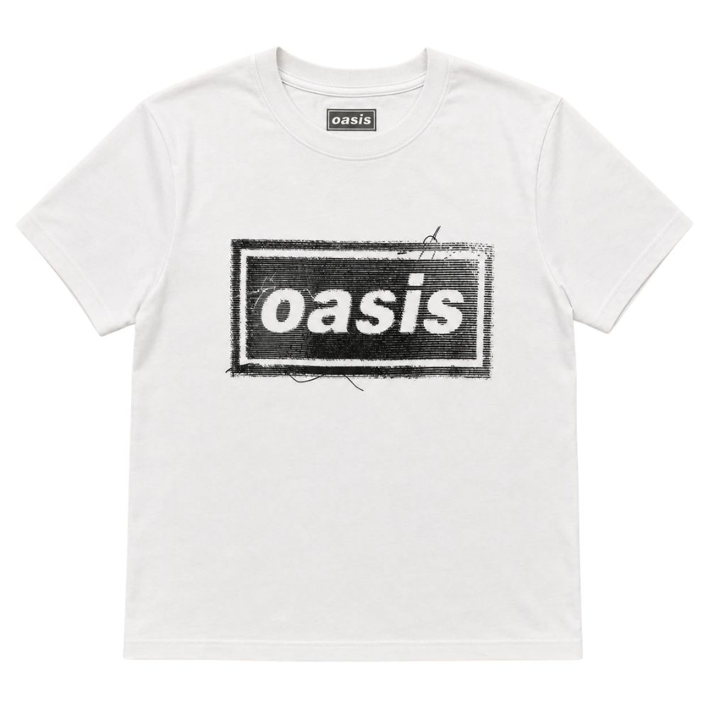 Oasis - Thread Logo Damen TShirt - Weiß